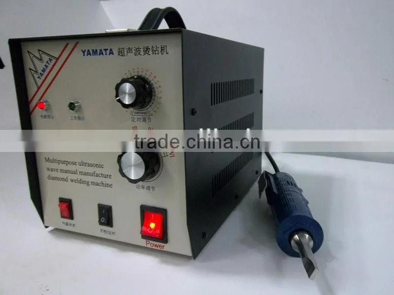 Portable Ultrasonic Hot Fix Rhinestone Setting Machine , Rhinestone Welding Machine