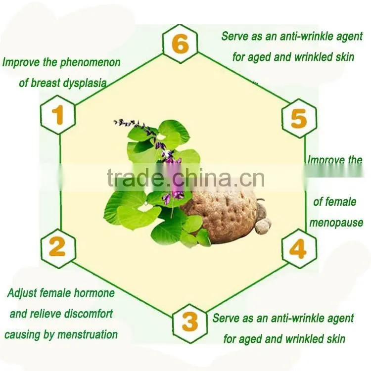Thailand Pueraria Mirifica breast enlargement capsule for Breast Growth