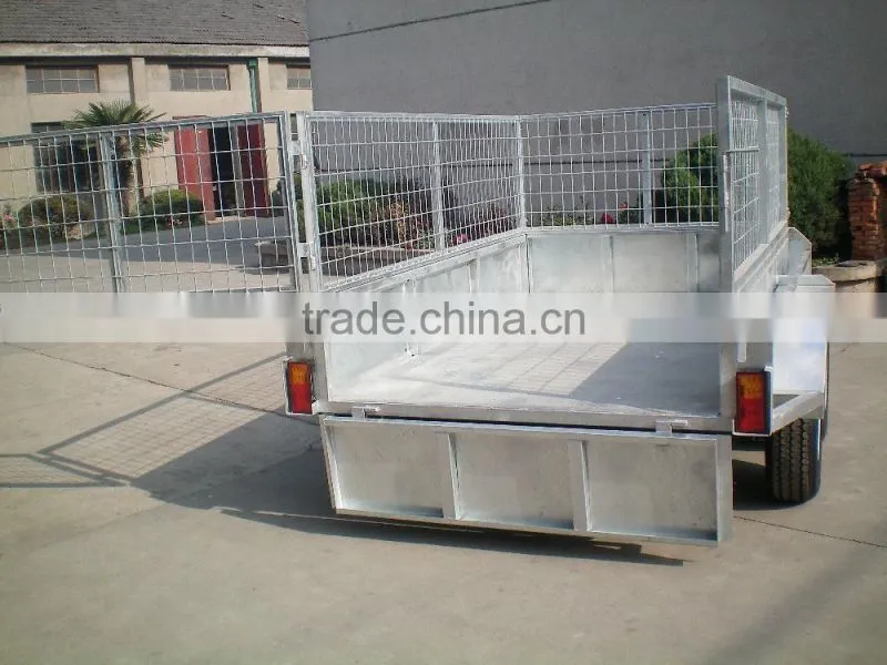 8x5 & 10x5 tandem box trailer with cage