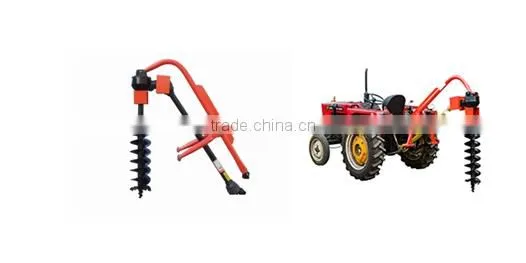 3 Point PTO tractor Hitch manual post hole diggers