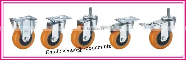 High Temperature 150mm Swivel Locking Cast Iron Industrial Caster Wheel