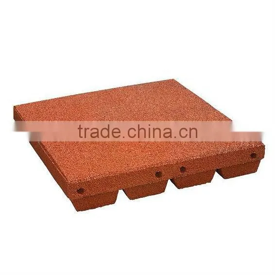 45mm Outdoor Walkway Wear-resistance Brickface Rubber Tile/Rubber Mat