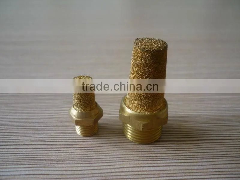 brass pneumatic silencer brass air muffler silencer