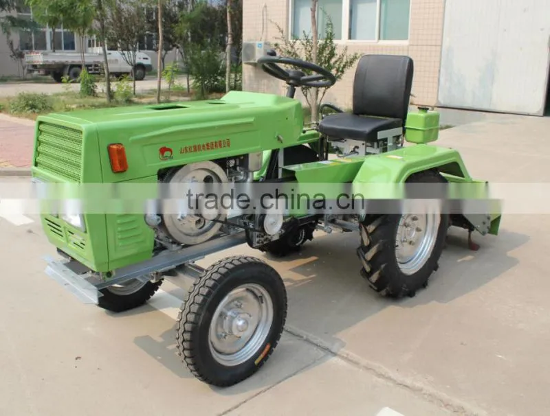 Factory supply electric start15hp mini tractor
