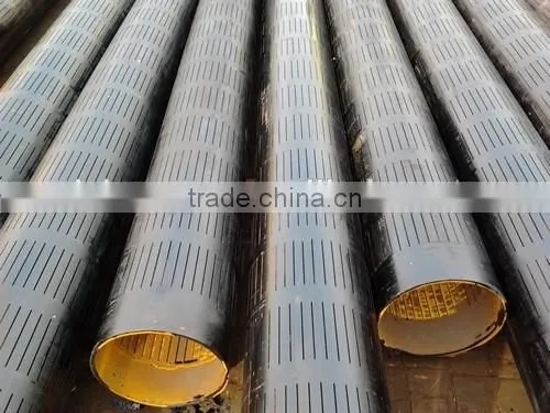 API slotted liner, stainless steel sieve pipe for oil and gas drilling