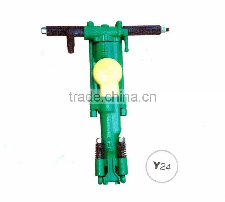 pneumatic air leg rock drill YT24/pneumatic air digging tools/small air hammer/rock driller