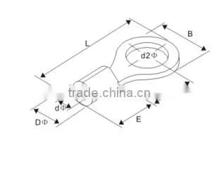 HEIGHT HOT SLAE TO Bare-Side in the First Round /Non-Insulated Ring Terminals with High Quality