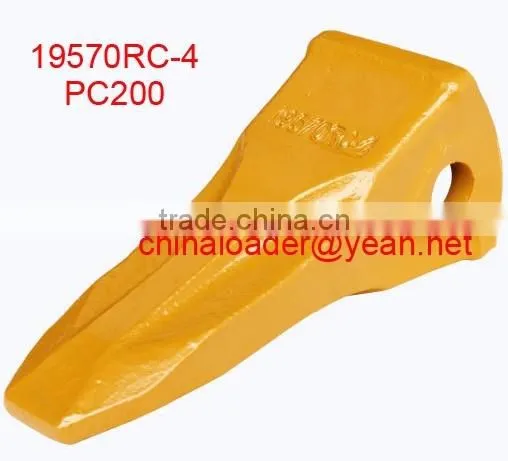 19570RC-4 PC200 Bucket teeth PC200 Bucket teeth 19570RC-4 Bucket teeth