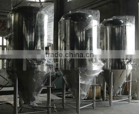 Stainless steel dimple jacket conical beer fermentation tank