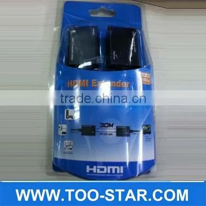 HDMI over cat5 cat5e cat6 extender adapter converter