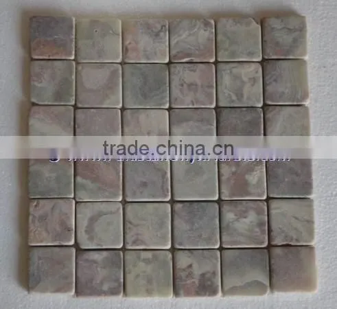Creative design MULTI GREEN ONYX MOSAIC TILES COLLECTIONS
