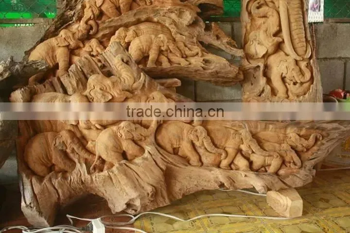 Wood Carved Elephant