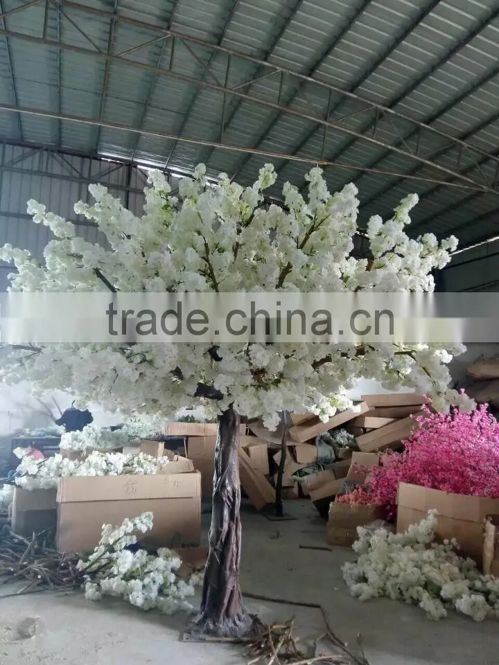 artificial indoor cherry blossom tree for wedding decoration
