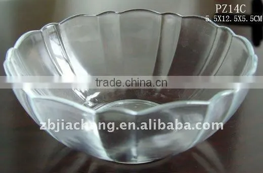 Crystal glass bowl