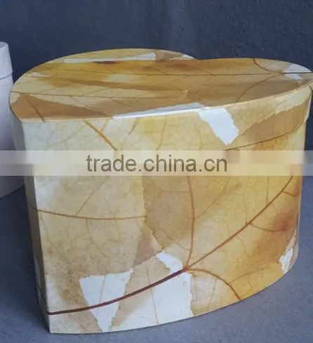Biodegradable Heart shape cardboard creamtion urn