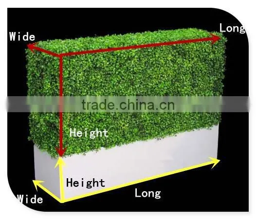 artificial plastic boxwood hedge fence multi-purpose hedge trimmer for outdoor