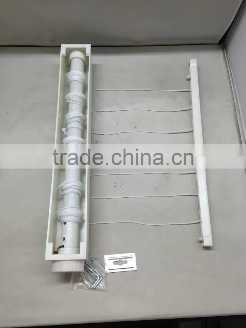 5/6/7lines Wall Mounted housekeeping Retractable Clothesline