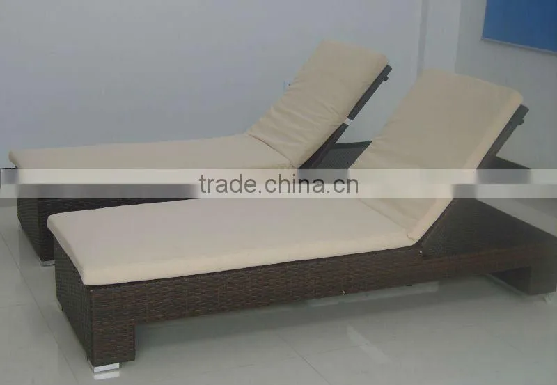 rattan outdoor lounge or wicker daybed