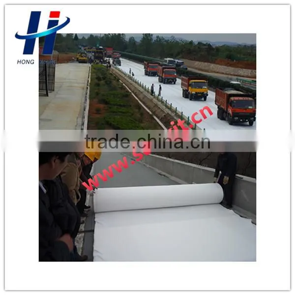 PET short fiber non woven geotextile for landfill filtration