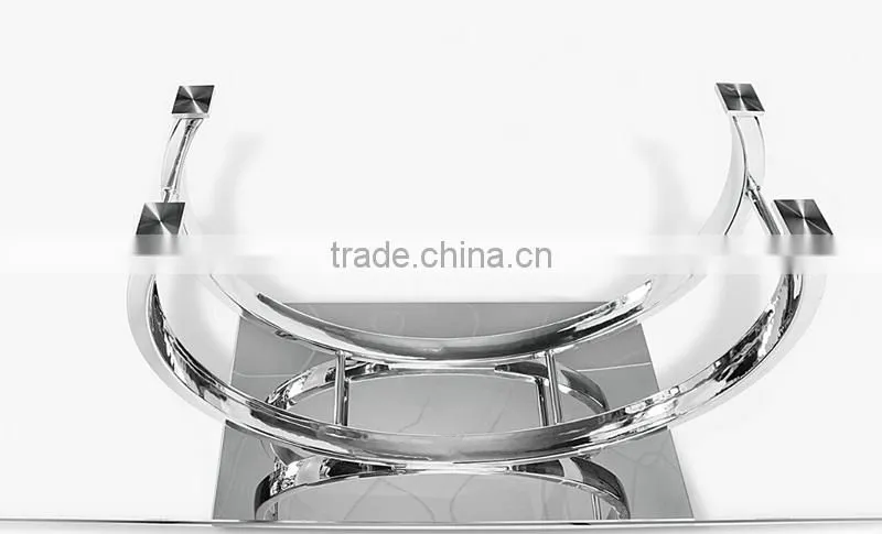 Modern stainless steel coffee table base wholesale chrome metal table legs FF-063