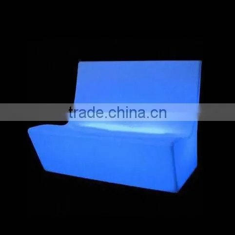 Modern Low consumption Energy LED corner sofa/chair / LED stright sofa/chair with 16 colors change