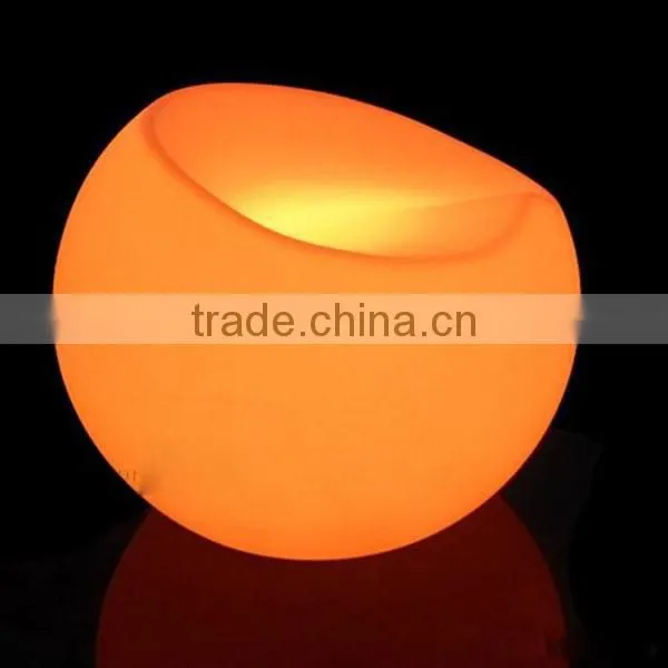 Modern Low consumption Energy LED corner sofa/chair / LED stright sofa/chair with 16 colors change