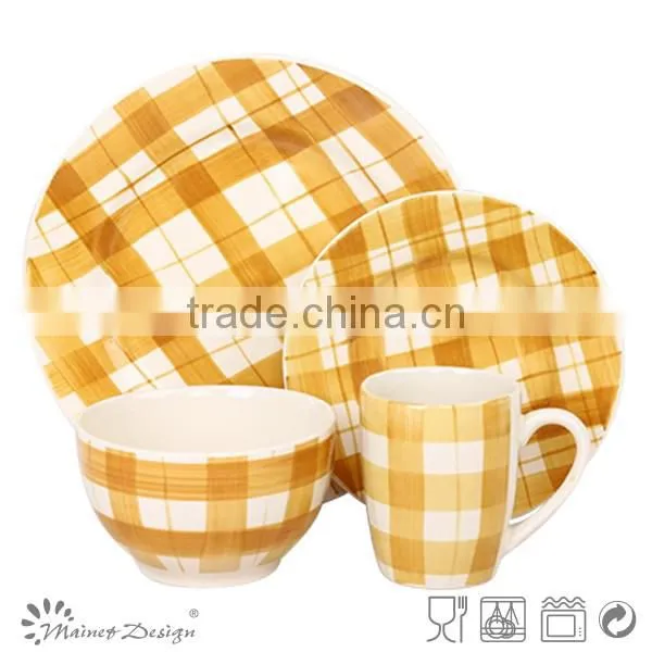 beautiful ceramic 100% hand painting dinner set