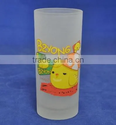 Global kawaii cartoon wine shot glass welcomed