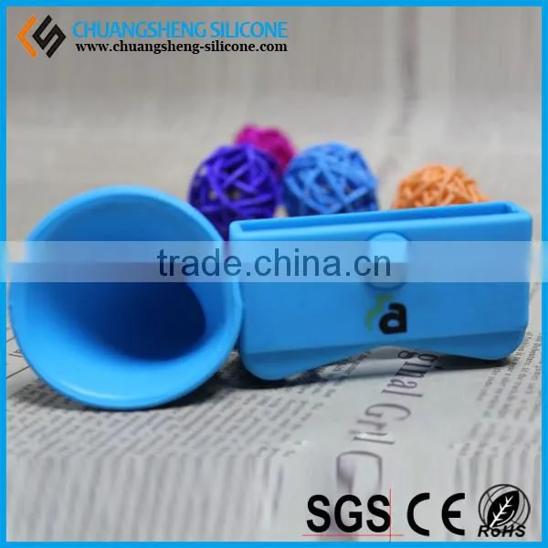 horn shaped cell phone loud speaker, cell phone bass speaker, 3d sound speaker mobile phone