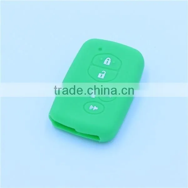 5 buttons silicone car key shell jacket for toyota camry