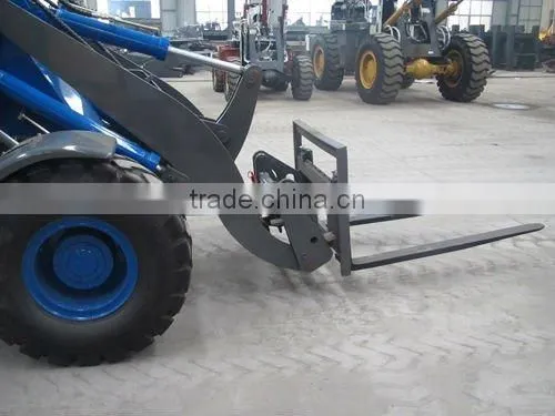 Huizhong 4cx pallet fork with front end loader zl15 with best price