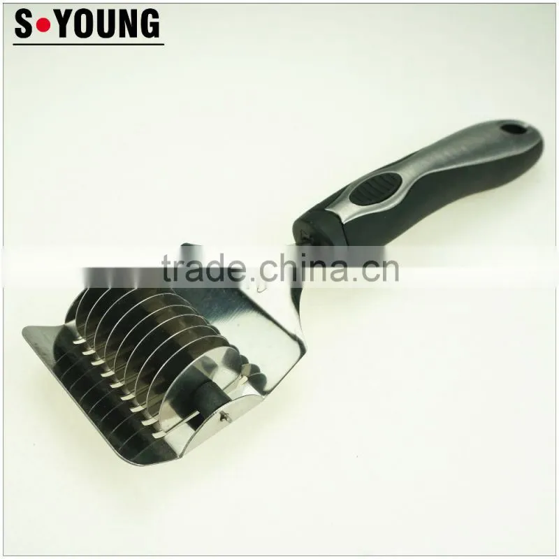 31031 Kitchen gadget kitchen tool potato cutter knife noodle cutter doule head pizza cutter