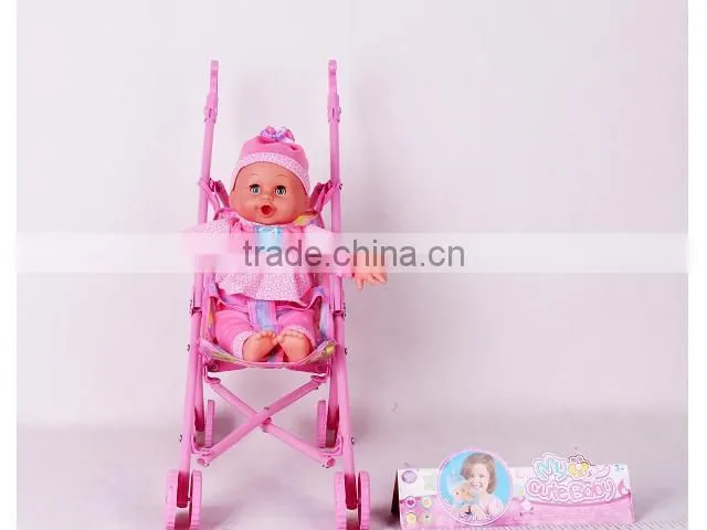 lovely baby doll stroller toy
