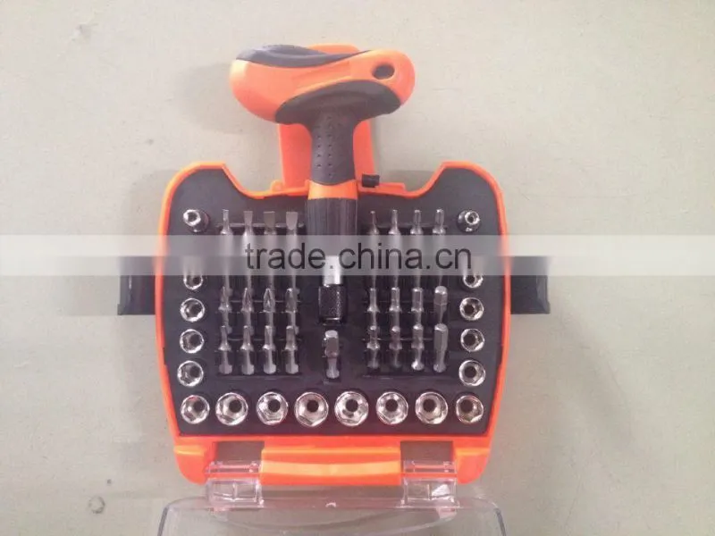 54PCS BIT& SOCKET TOOL SET CR-V HAND TOOL KIT WOOD WORKING TOOLS