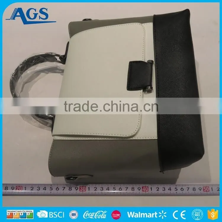 Wholesale factory price simple design leater tote bag