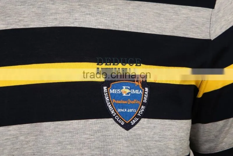Men 's fine striped t shirt fabric