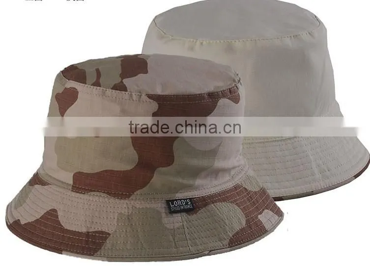100% cotton bucket hat camo bucket hat for adult and kid