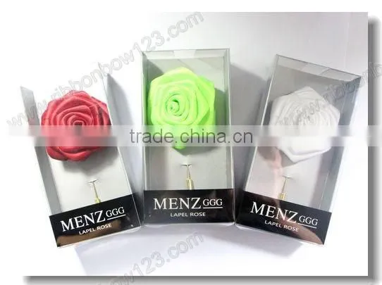 handmade ribbon flower brooches