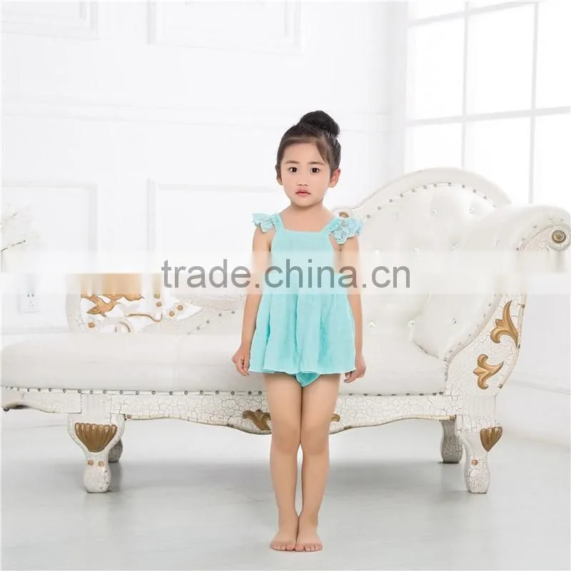 2017 New style baby romper set lace baby clothes bulk wholesale kids clothing