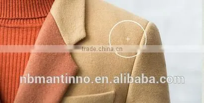 Winter Long Slim Fit Wool Blend men winter coat