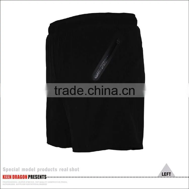 Custom Design Wholesale Blank In Sport Mens Taped Pocket Running Shorts