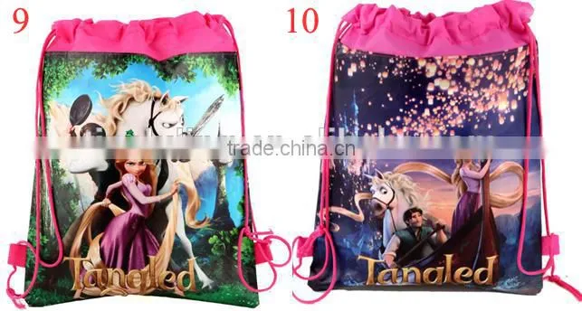 Hot! Tangled school backpack cheap thing to sell cotton Non-woven handbag