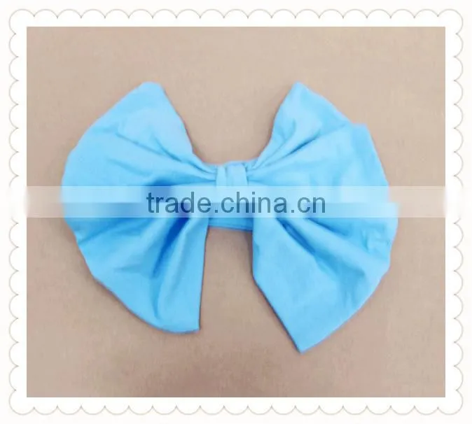 Queengirls Baby Elastic Cotton Headbands with Big Bows