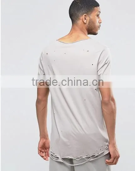 Fashion Men's T-shirt Hollow Designer, the rock t shirt, the ripped t shirt