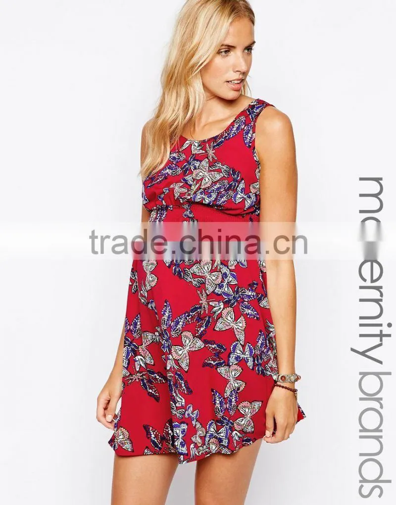New Look Maternity Tapestry Butterfly Print Dress China supplier