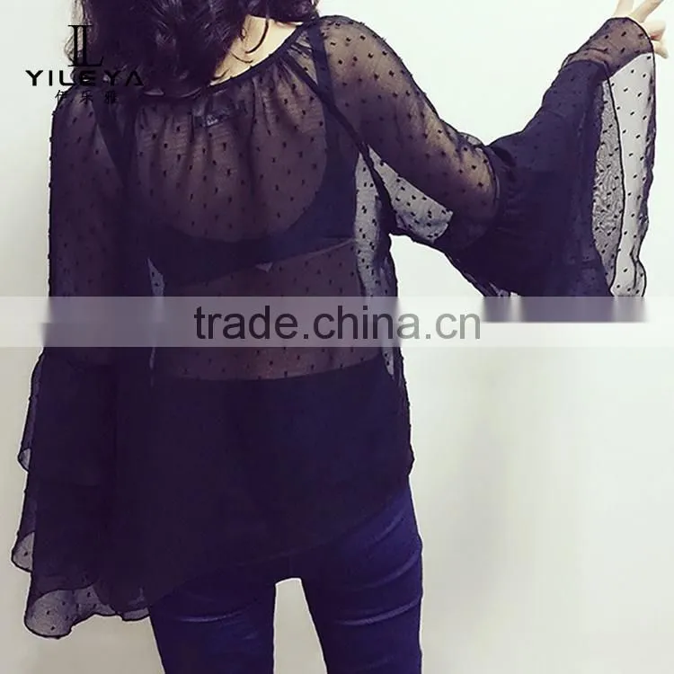 Casual mature women blouse,cheap blouse for women,custom blouse & top