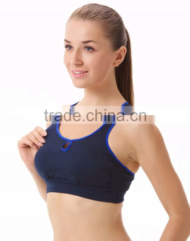 Factory Wholesale Custom Comfortable Dry Fit Fitness Bra Best Sports Bra