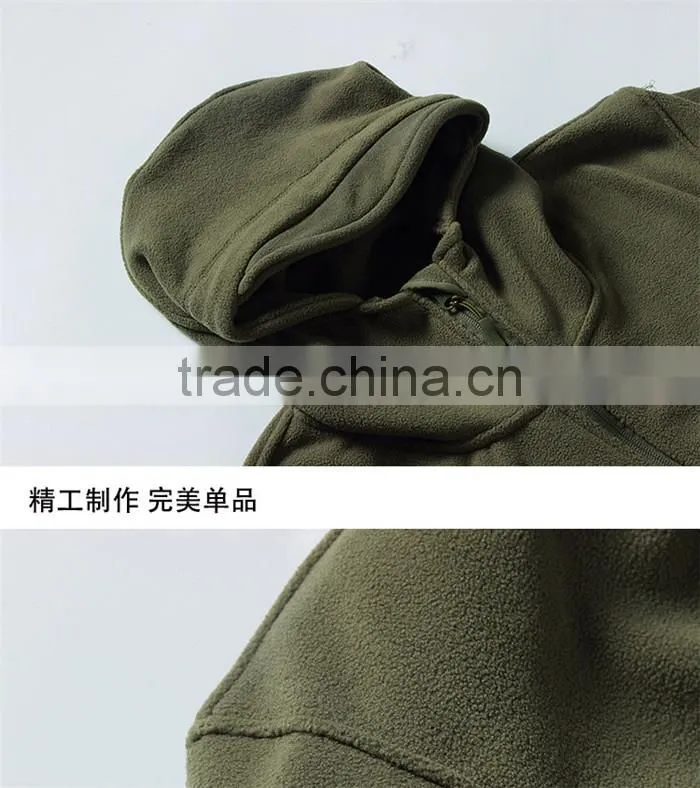 2017 Hot Sell army polar fleece jacket for men