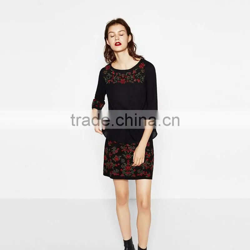 Women Shirts Made In China Wholesale Cheap Price Women Custom Shirt Embroidery