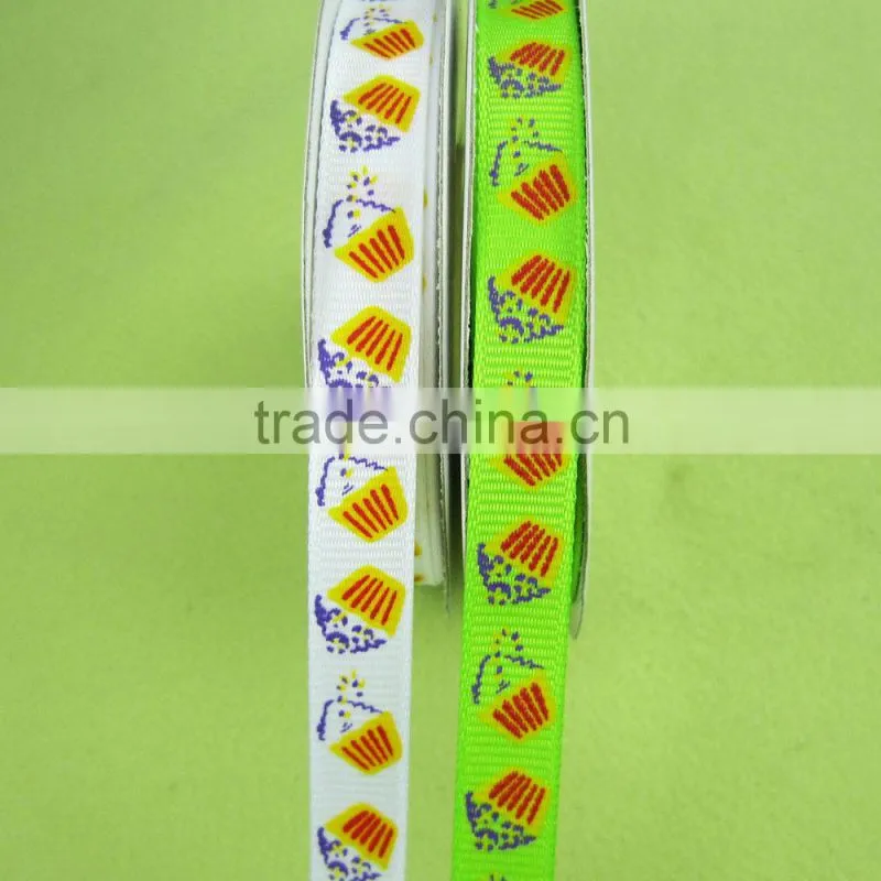 grosgrain ribbon printed